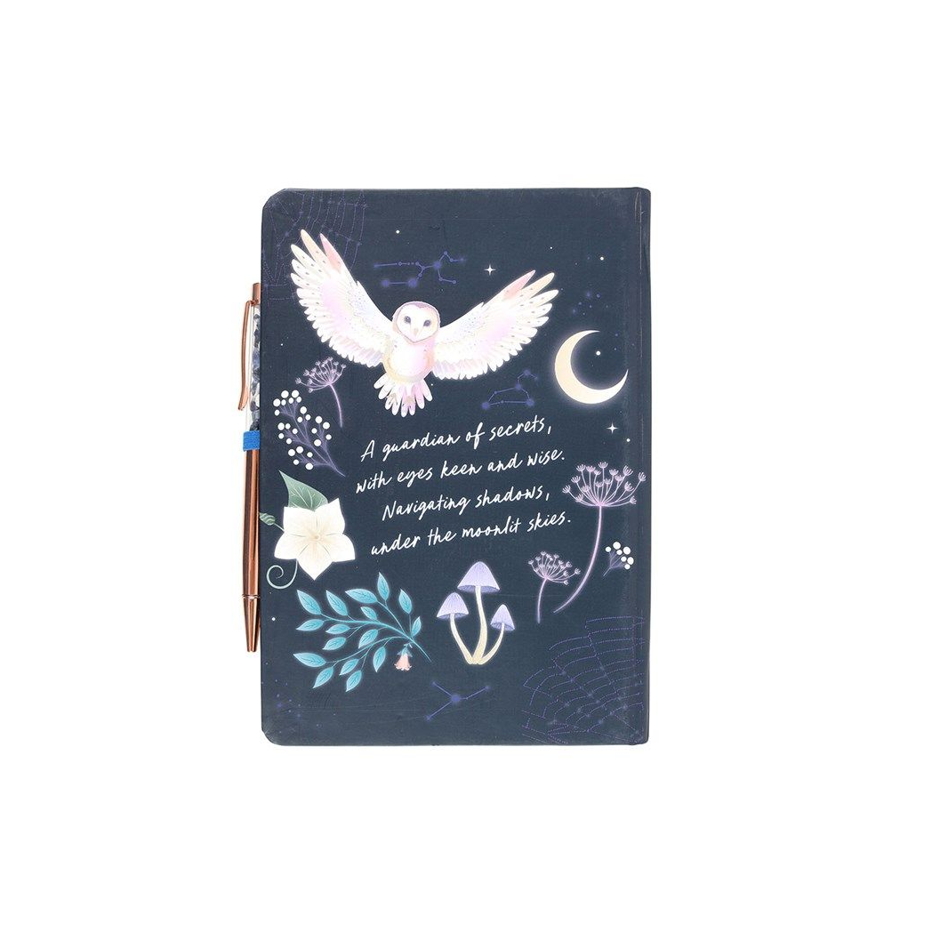 Night Owl Journal with Sodalite Pen