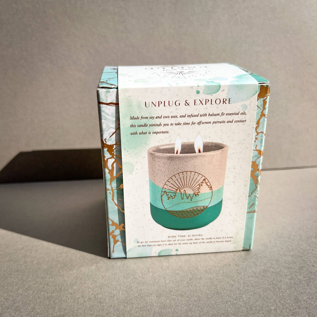 Unplug: Balsam Fir Essential Oil Candle