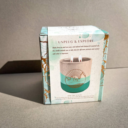 Unplug: Balsam Fir Essential Oil Candle
