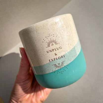 Unplug: Balsam Fir Essential Oil Candle