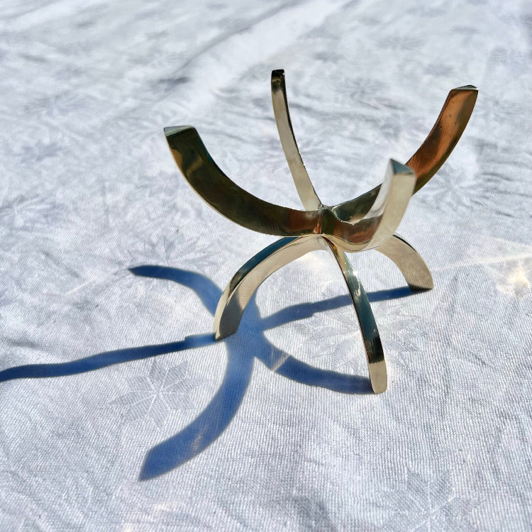 Claw Mineral Stand / Crystal Sphere Holder - Brass XXL