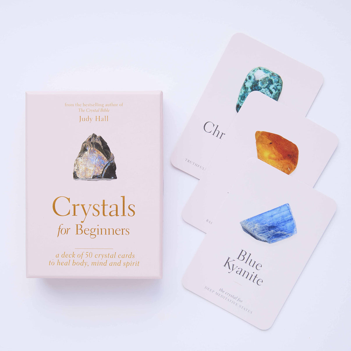 Crystals for Beginners Card Deck Judy Hall Rock + Realm Crystals