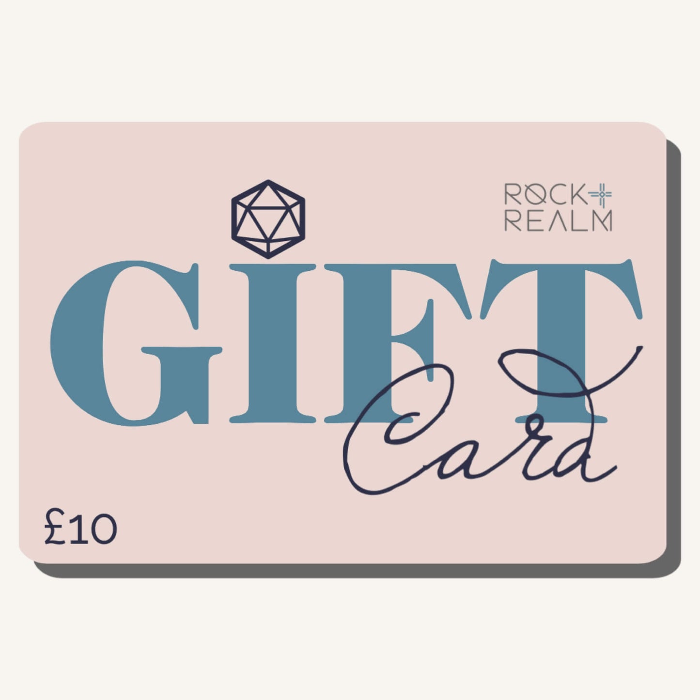 rock and realm £10 gift card picture in pink and blue