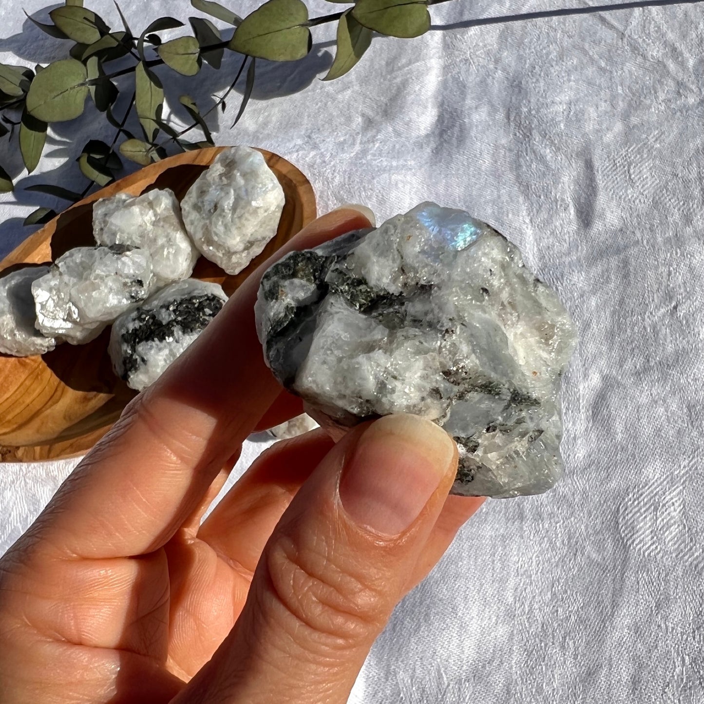 Moonstone Crystal Raw Pieces - Small