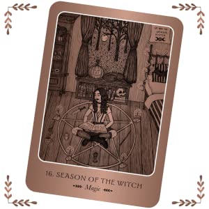 Season of the witch oracle card from the wild woman oracle deck
